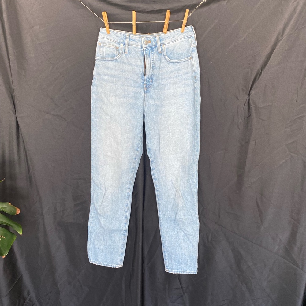 Madewell Curvy Perfect Vintage Jean light wash 27 EUC